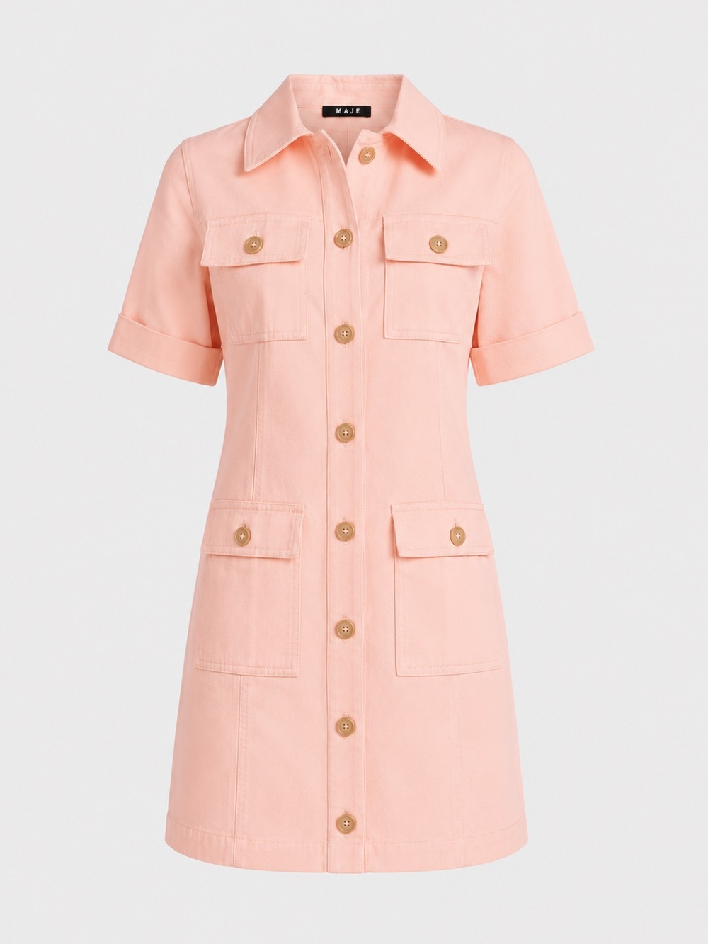 Never Worn J. Crew Pink Shirt Dress - Size 24